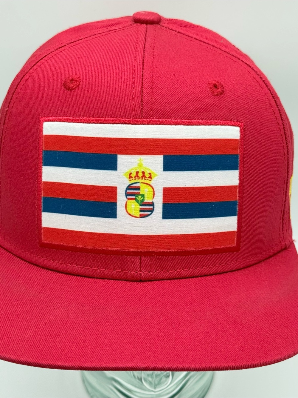 Deoccupy Hawai Red/White Adjustable Strap Adult Cap Hat Hawaiian Kingdom